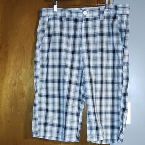 South Pole Cargo Shorts Black and White